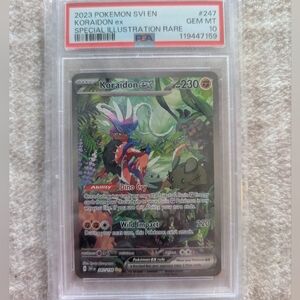 2023 Pokemon Koraidon Ex 147/198 PSA 10 Card